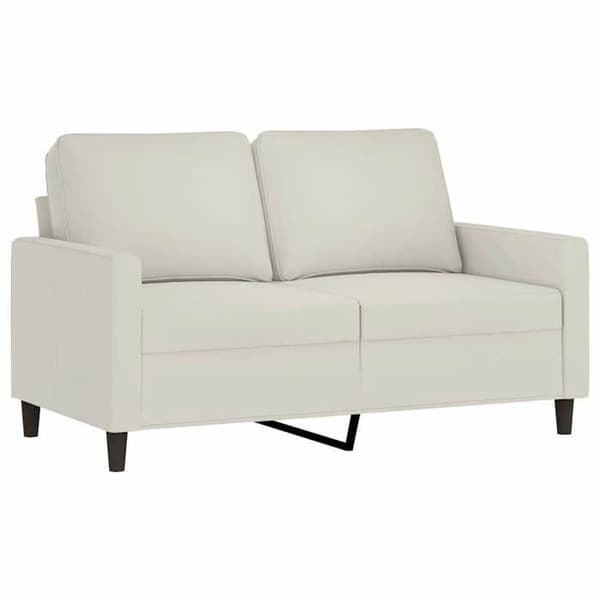 Maison Exclusive - Soffa 2-sits Crème 120 cm Sammet