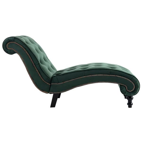 Maison Exclusive - Grön Velour Långfåtölj Grön
