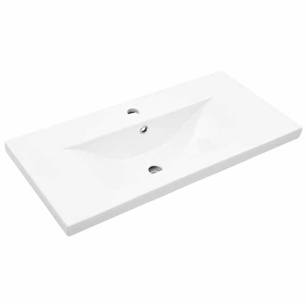 Maison Exclusive - Badeværelsesvaskeskab i sort eg 80 x 39 x 62 cm