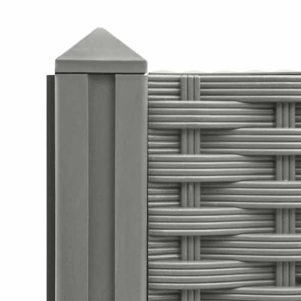Maison Exclusive - Hög säng 80x80x38 cm Polypropylen Ljusgrått