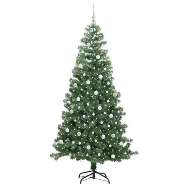 Maison Exclusive - Vihreä joulukuusi 240 cm PVC Grön