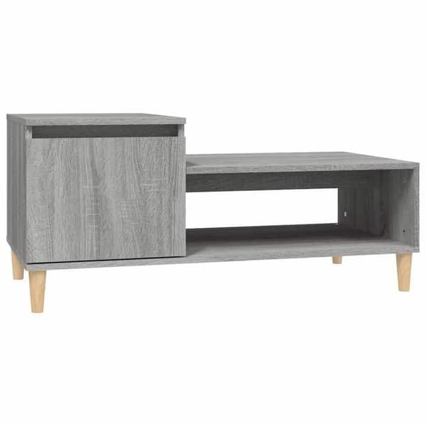 Maison Exclusive - Soffbord Sonoma grå 100x50x45 cm Ingenjörsträ Sonoma grå