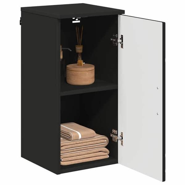 Maison Exclusive - Badeværelsesskab Sort 30 x 31,5 x 61 cm Svart