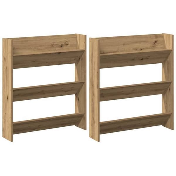 Maison Exclusive - Kengäteline 2 kpl 85 x 18 x 90 cm Tekninen puu