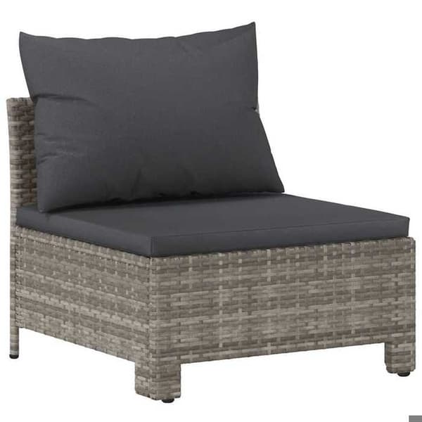 Maison Exclusive - Central have-sofa med grå polyrotin pude