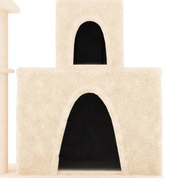 Maison Exclusive - Kattträd med sisal klöstrumpor Creme 83 cm Grädde