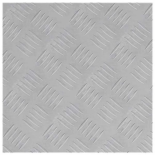 Gulvtrappe - EKSKLUSIVT HUS - 4 stk - Aluminium - 40 x 40 cm - Sølvtern Silver