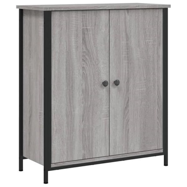 Låg skänk - Maison Buffet - Sonoma Grey - Dörr(ar) - 70x30x80 cm Grå