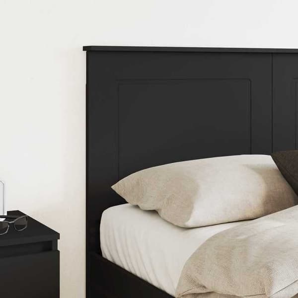 Maison Exclusive - Hovedgærde Sort Eg 100 cm Ingeniørtræ