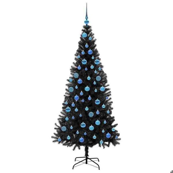 Maison Exclusive - Svart Julgran 180 cm PVC