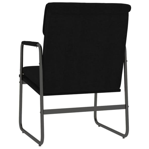 Maison Exclusive - Musta lepotuoli 55x64x80 cm Kangas