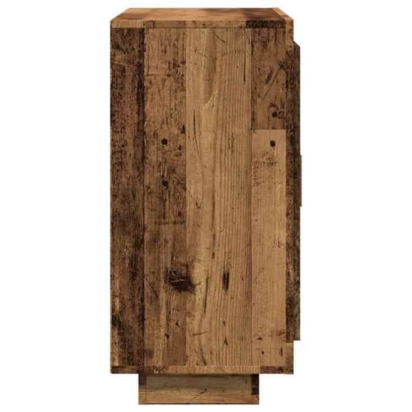 Maison Exclusive - Buffé gammalt trä 92x35x75 cm ingenjörsträ