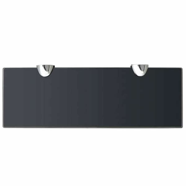 Maison Exclusive - Væghylde i glas 30 x 10 cm 8 mm Matte svart