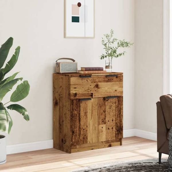 Maison Exclusive - Buffet gammel træ 60x30x70 cm ingeniørtræ