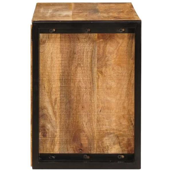 Maison Exclusive - Vinreol Brun 80 x 45 x 33 cm Solid rå mango træ brun