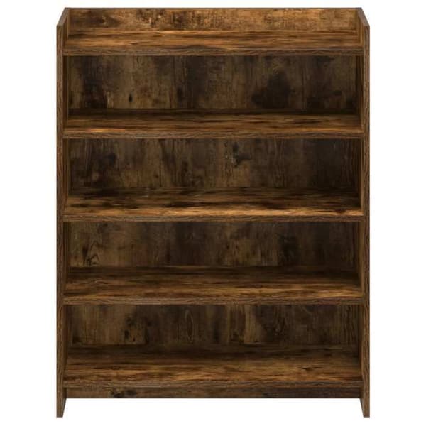 Maison Exclusive - Skoskab med opbevaring Røget eg 73,5 x 36 x 92 cm