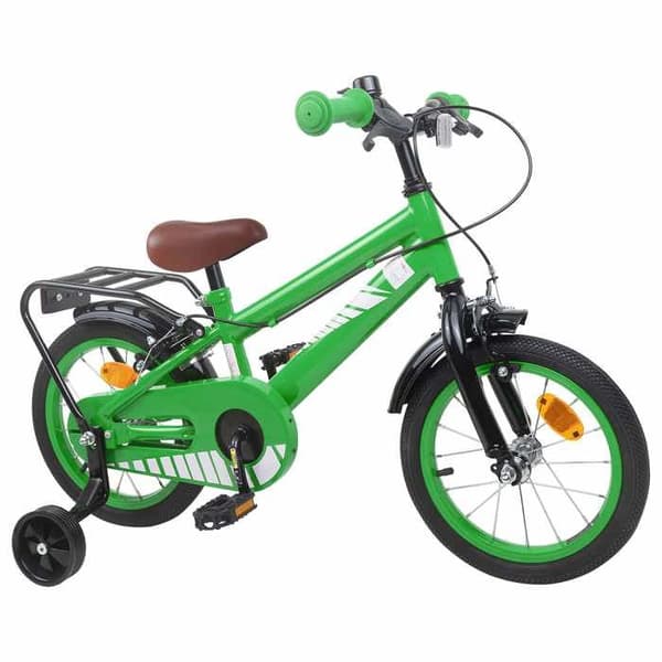 Maison Exclusive - Cykel för Barn 14 Tum för 3-5 År Grön Grön