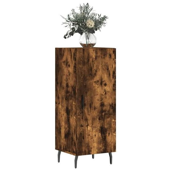 Maison Exclusive - Buffé Ek rökt 34,5x34x90 cm Ingenjörsträ