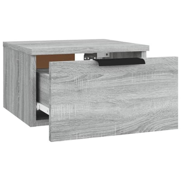 Maison Exclusive - Väggmonterad sängbord Sonoma grå 34x30x20 cm Sonoma grå