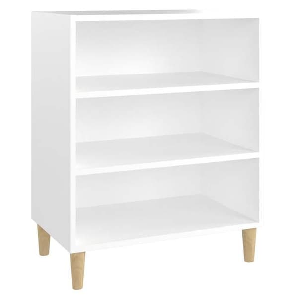 Maison Exclusive - Vit buffé 57x35x70 cm i ingenjörsträ