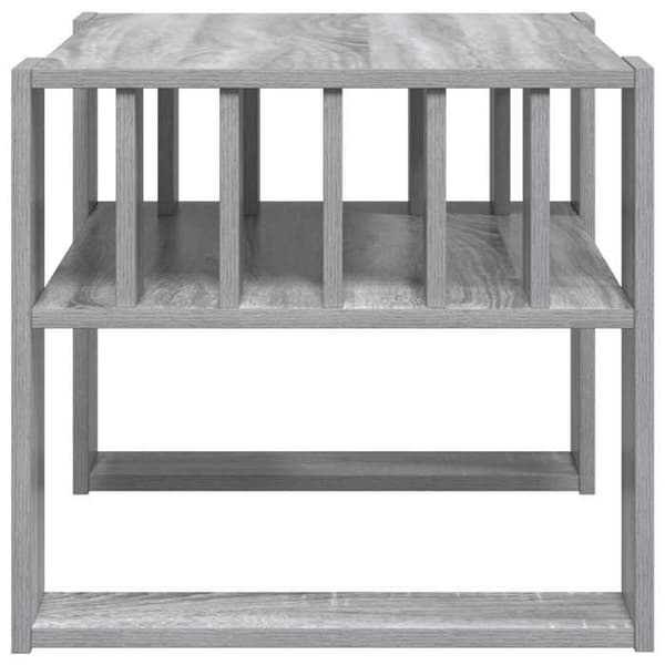 Bord - EKSKLUSIV HUS - Grå Sonoma - Ingeniørtræ - Rektangulær - 66×49,5×45 cm Gris Sonoma