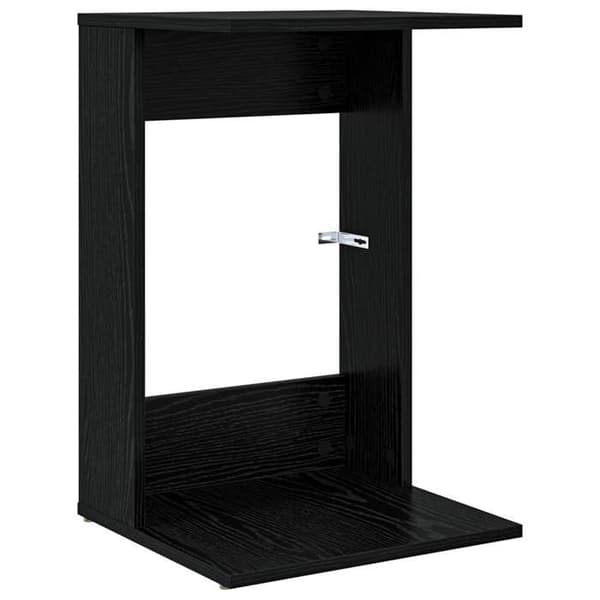 Sidebord - MAISON EXCLUSIVE - 40 x 38 x 62,5 cm - Sort eg - Ingeniørtræ - Rektangulær svart ek