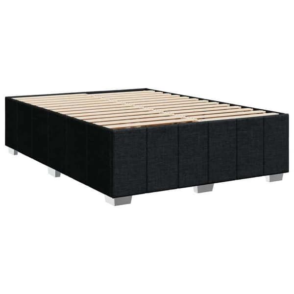 Sengestel med madras - EKSKLUSIV HUS - Boxspring seng - Sort - 160 x 200 cm - Indbygget LED Svart