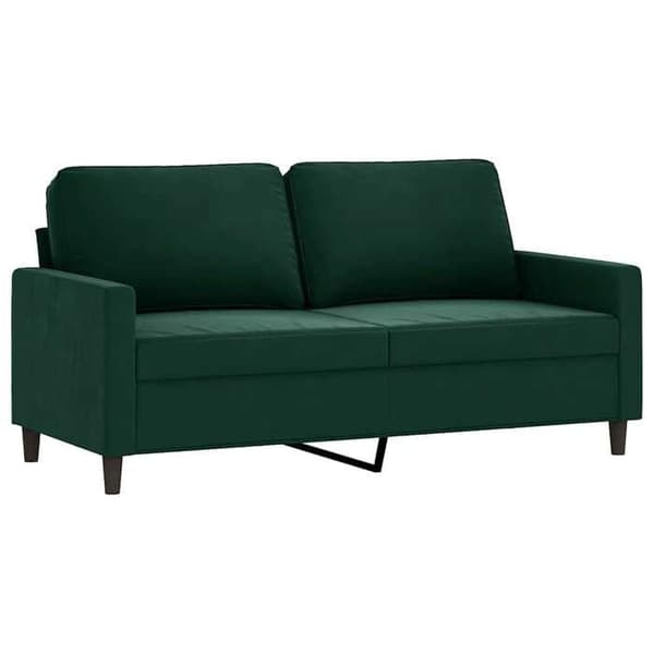 Maison Exclusive - Soffa 2-sits Grön mörk 140 cm Sammet