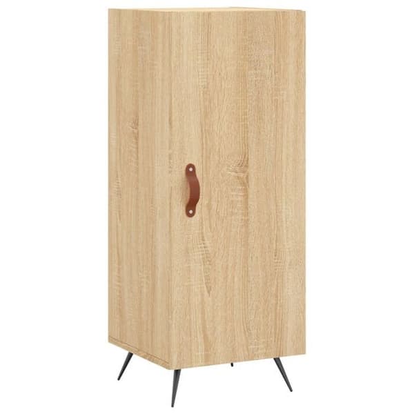 Maison Exclusive - Buffé hög Ek sonoma 34,5x34x180 cm Ingenjörsträ
