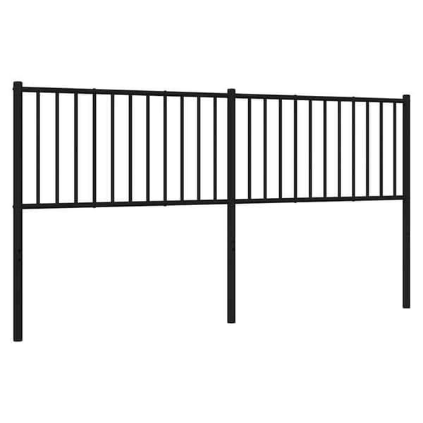 Maison Exclusive - Erstatnings hovedgærde i sort metal 180 cm