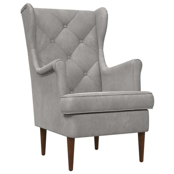 Maison Exclusive - Lysegrå Velour Stol