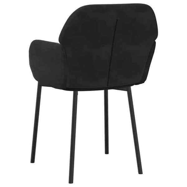 Maison Exclusive - Spisestole sæt af 2 Sort Velour