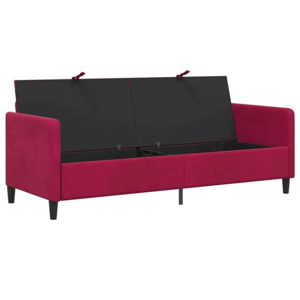 Maison Exclusive - Soffa med förvaring Bordeaux 192 x 78 x 87 cm Polyester