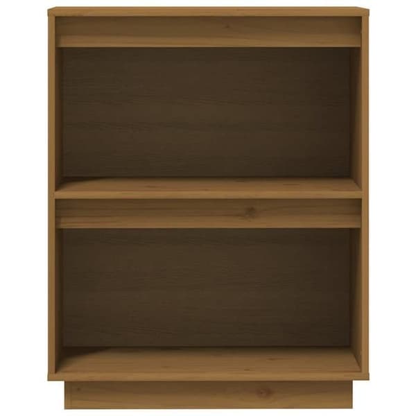 Maison Exclusive - Konsolskab Mørk honning 60x34x75 cm Solid fyrretræ