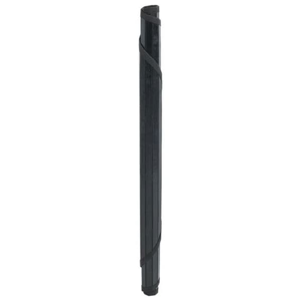 Maison Exclusive - Rund svart matta 100 cm bambu