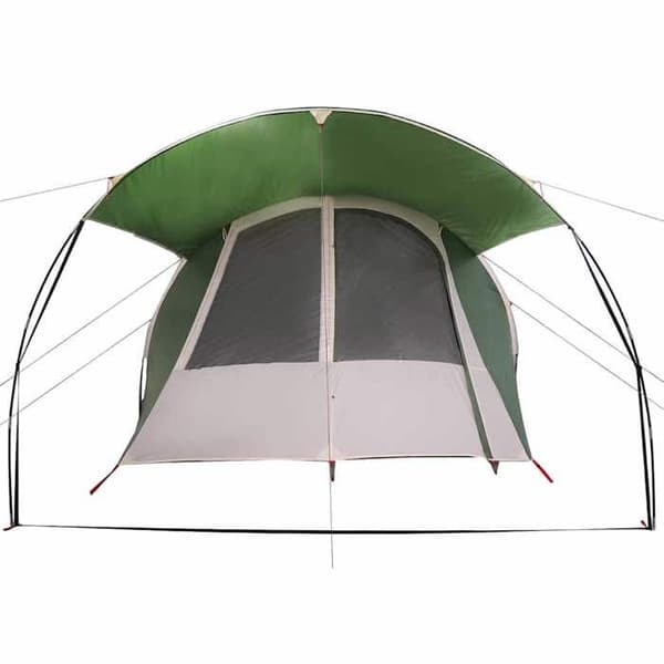Tältunnel - EXKLUSIVT HUS - 4 platser - Polyester 185T PU - Grön och vit - 27 pinnar