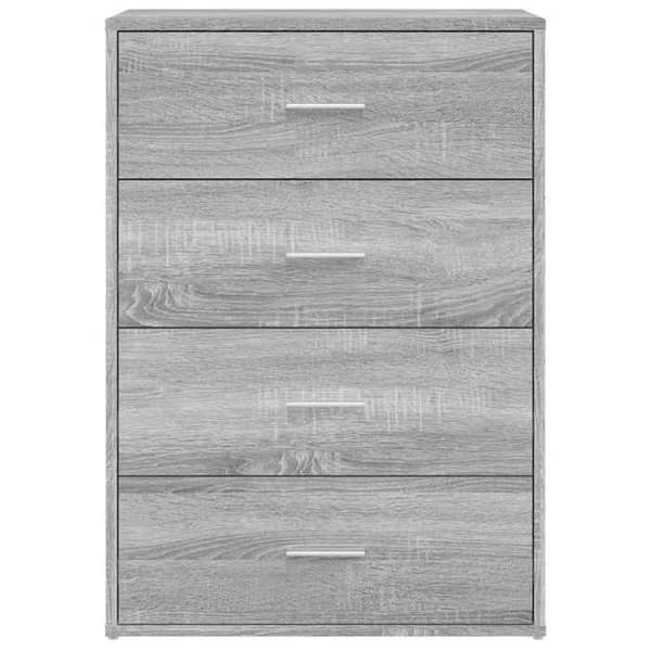 Maison Exclusive - Buffé Sonoma Grå 60x31x84 cm Ingenjörsträ