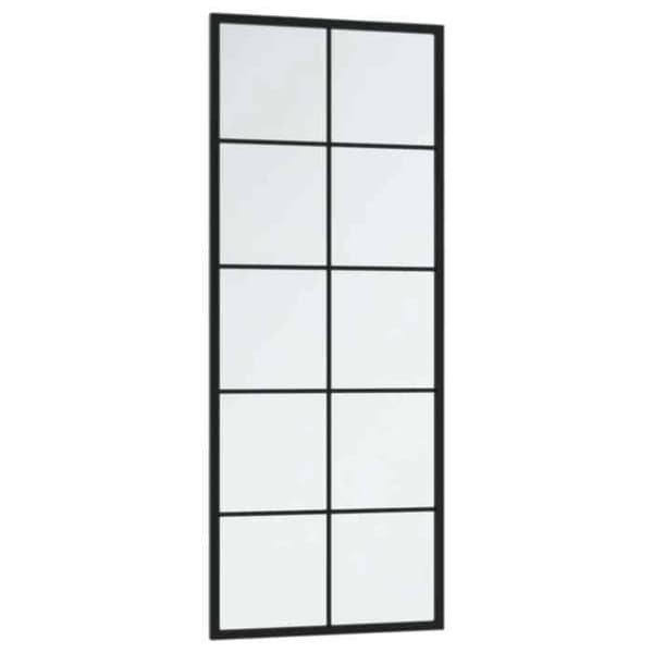 Maison Exclusive - Sort vægspejl 100x40 cm metal