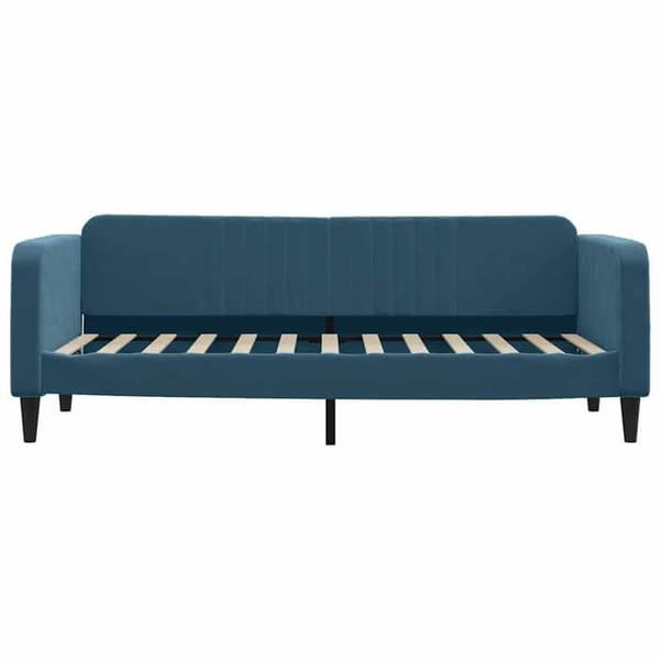 Maison Exclusive - Sininen 80x200 cm samettipäivävuode patjalla