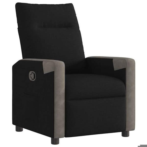Maison Exclusive - Musta kangas nojatuoli