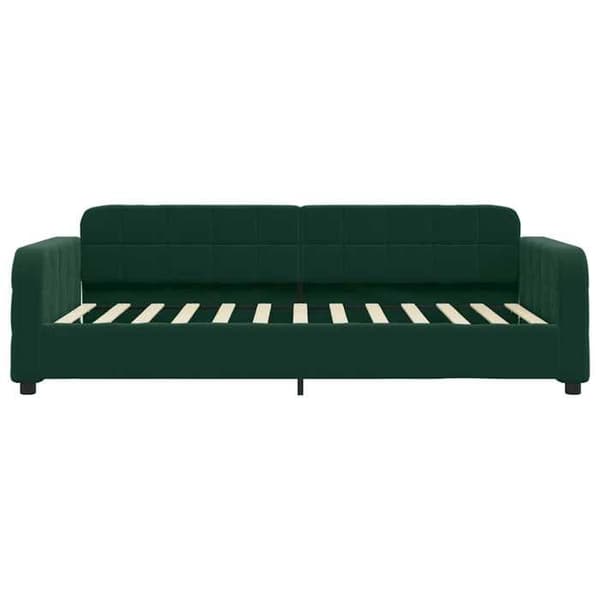 Maison Exclusive - Sängsoffa utan madrass mörkgrön 80x200 cm sammet Mörkgrön
