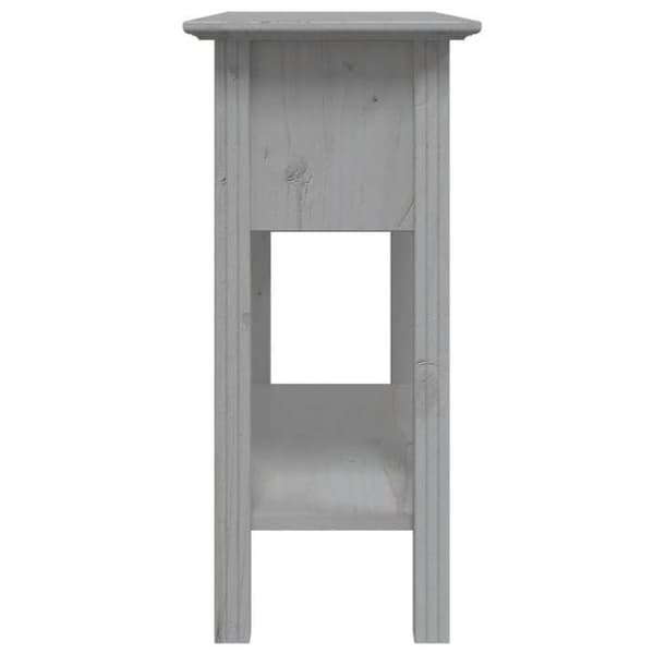 Maison Exclusive - BODO-harmaa konsolipöytä 91x35x74 cm massiivipuusta