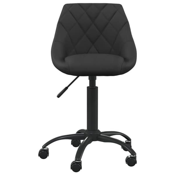Maison Exclusive - Kontorsstol Svart Sammet