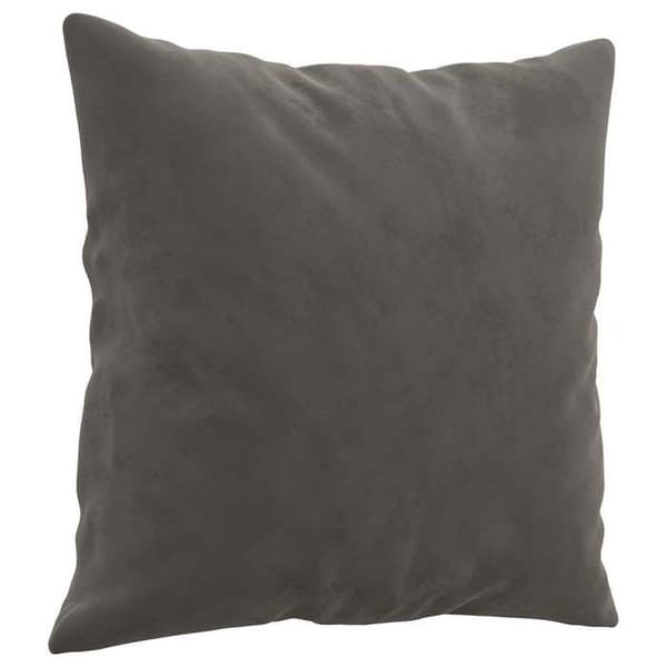 Maison Exclusive - Dekorative puder sæt af 2 Mørkegrå 40x40 cm Velour