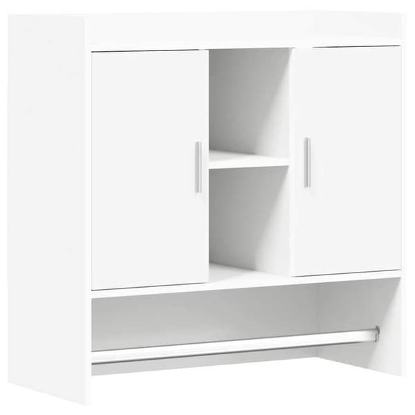 Maison Exclusive - Väggmonterad Hylla Vit 80 x 36 x 80 cm