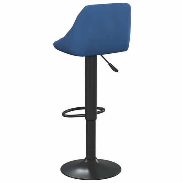 Maison Exclusive - Barstolar set om 2 blå sammet