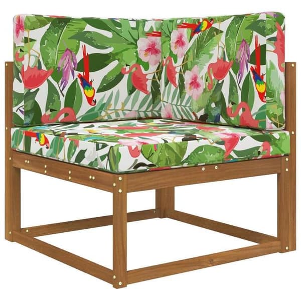 Maison Exclusive - Ulkokäyttöön tarkoitettu värikäs polyesterinen sohvatyyny 80 x 80 cm Färgad