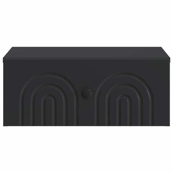 Maison Exclusive - Musta seinäyöpöytä 49 x 34,5 x 20 cm