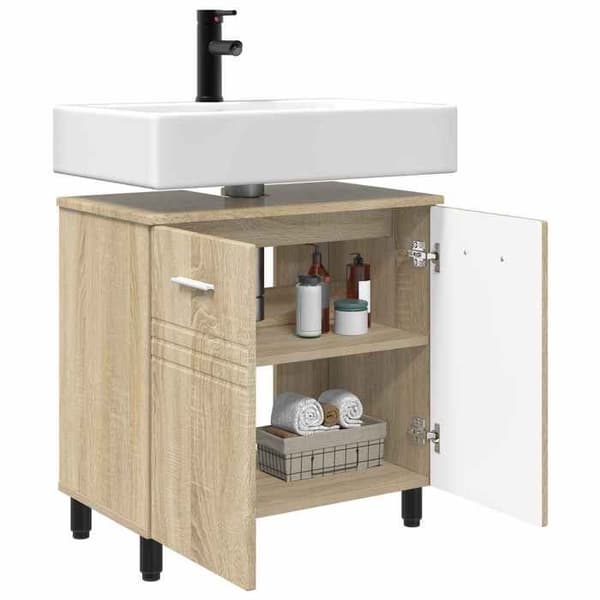 Maison Exclusive - Badeværelsesvaskeskab Sonoma Eg 60 x 35 x 60 cm