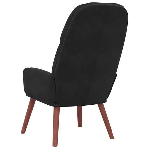 Maison Exclusive - Afslappende stol i sort velour